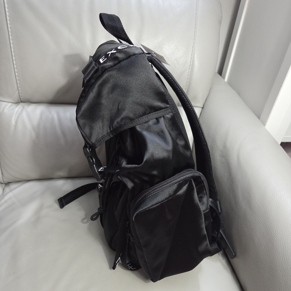 NWT - Armani Exchange Logo Strap Multiple Pockets Backpack - Picture 4 of 11